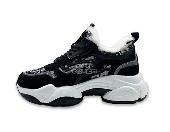 Женские кроссовки UGG Dior Stockton II Camel Black