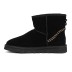 Мужские мини угги Men`s Ugg Classic Mini Deco Suede Boots Black Dressinn