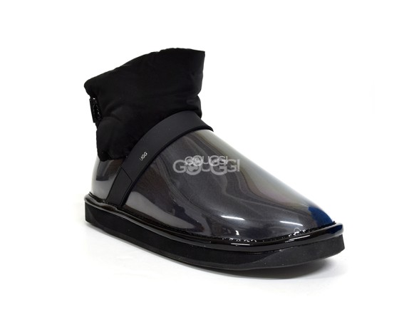 Женские прозрачные угги Clear Quilty Boots Black