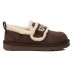 Женские слипоны Ugg Classic Fat Ding Slip On Chocolate