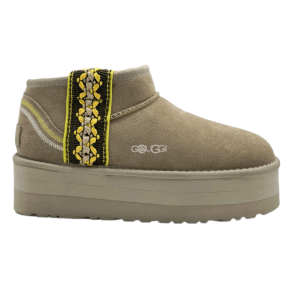 Classic Ultra Mini Braid Plat Boot Sand