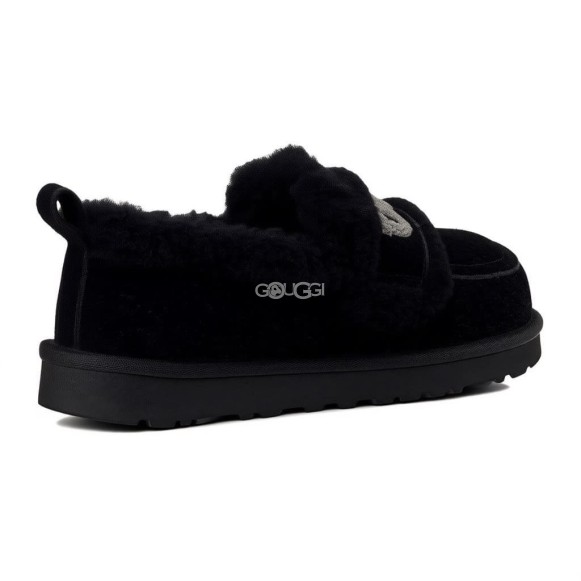 Женские слипоны Ugg Classic Fat Ding Slip On Black