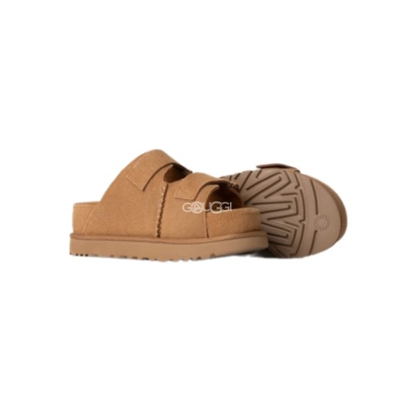 Женские шлепанцы Ugg Goldenstar Slide Chestnut