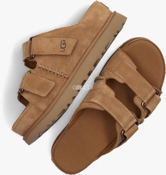 Женские шлепанцы Ugg Goldenstar Slide Chestnut