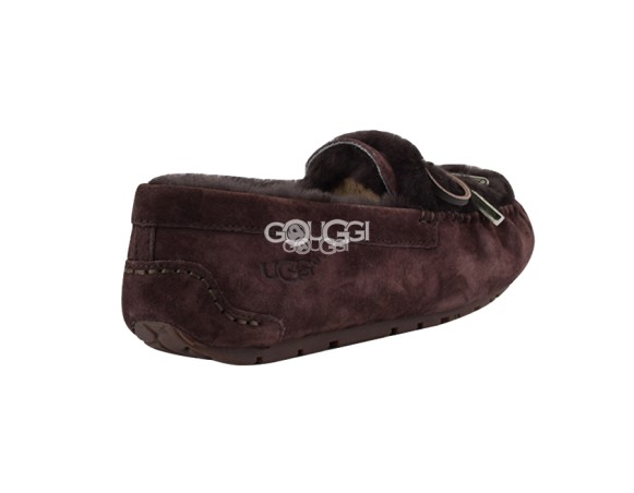 Женские мокасины Ansley Rivets Chocolate 