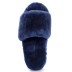 Женские тапочки Fluff Slide Slippers Navy Blue