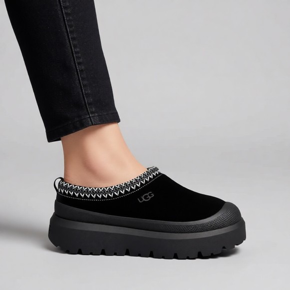 Женские слипоны UGG Tazz Hybrid Black