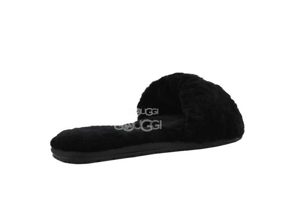 Женские тапочки Fluff Slide Slippers Black