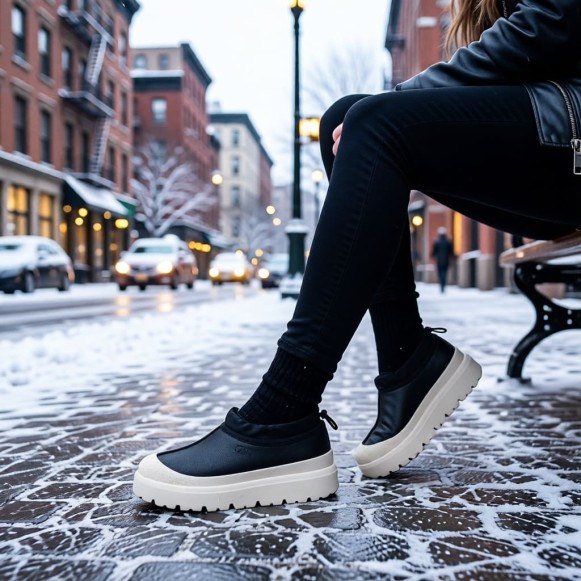 Женские слипоны Tasman Weather Hybrid - Black / Birch