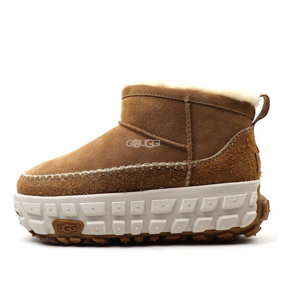 Женские мини угги на платформе Venture Daze Ultra Mini Chestnut