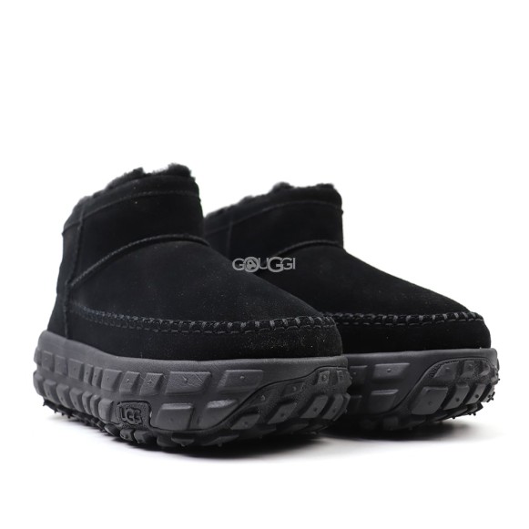 Женские мини угги на платформе Venture Daze Ultra Mini Black