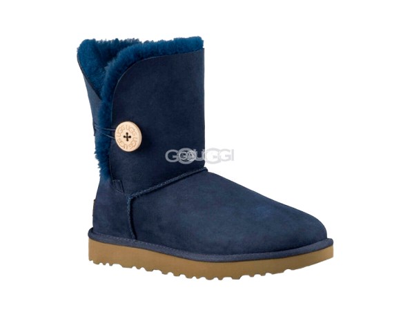 Женские угги с пуговицей Bailey Button Navy II 