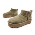 Женские ультра мини угги на платформе UGG Classic Ultra Mini Platform Beige