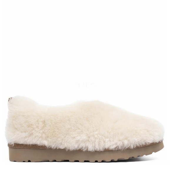 Женские слипоны Ugg Hailey Fluff Slippers Natural